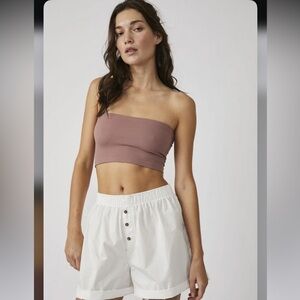 FREE PEOPLE - AMELIA BANDEAU IN LIGHT SAND Size XS/S FT688W